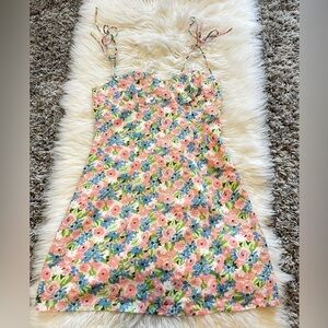 Floral Print Mini Dress
